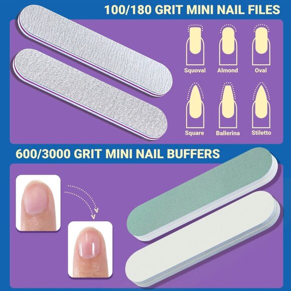 Manicure Nail Soak Tool Kit 12pc NWT - Picture 5 of 8